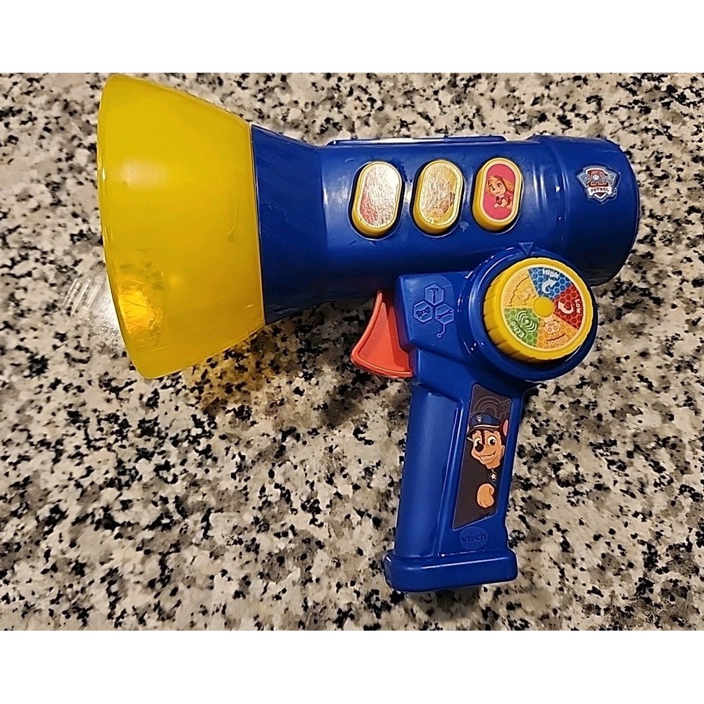 **VTech Paw Patrol Megaphone Mission Voice Changer- ~7.5"-‎ Chase WORKS GREAT!